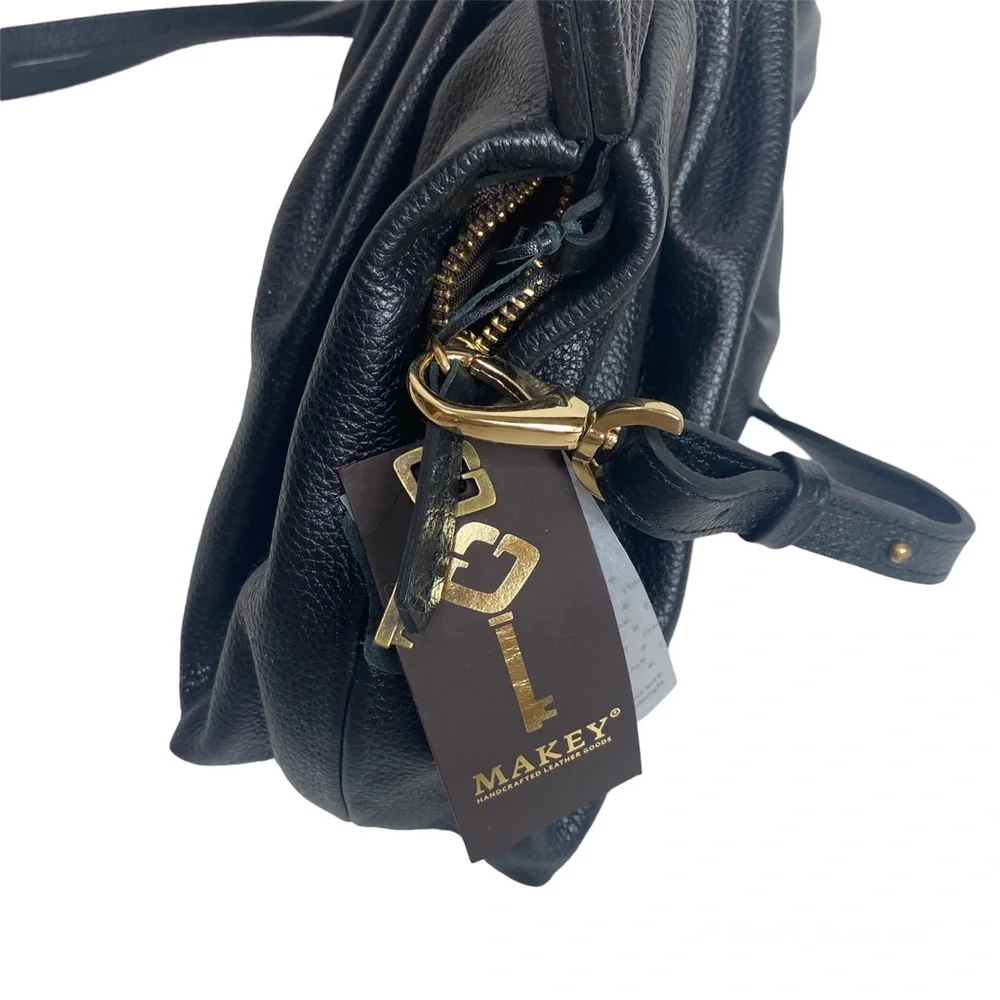 MAKEY Leather Goods Black Purse NWT